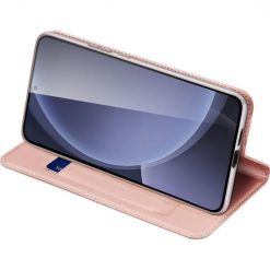 Peněženkové pouzdro Dux Ducis Skin Pro růžové – Samsung Galaxy S25+ (S25 Plus) | Levné Kryty | Levné Kryty | Levné Kryty