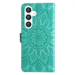 Alternative view of Peněženkové pouzdro Embossing Pattern Slunečnice zelené – Samsung Galaxy S25