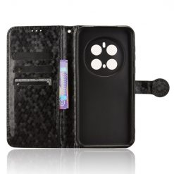 Peněženkové pouzdro Honeycomb Dot Texture Case černé – Honor Magic 7 Pro | Levné Kryty | Levné Kryty | Levné Kryty