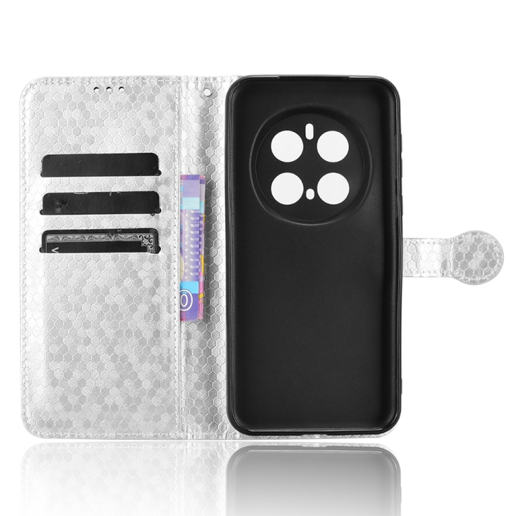 Peněženkové pouzdro Honeycomb Dot Texture Case stříbrné – Honor Magic 7 Pro | Levné Kryty | Levné Kryty | Levné Kryty