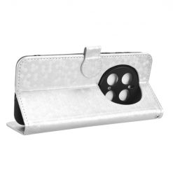 Peněženkové pouzdro Honeycomb Dot Texture Case stříbrné – Honor Magic 7 Pro | Levné Kryty | Levné Kryty | Levné Kryty