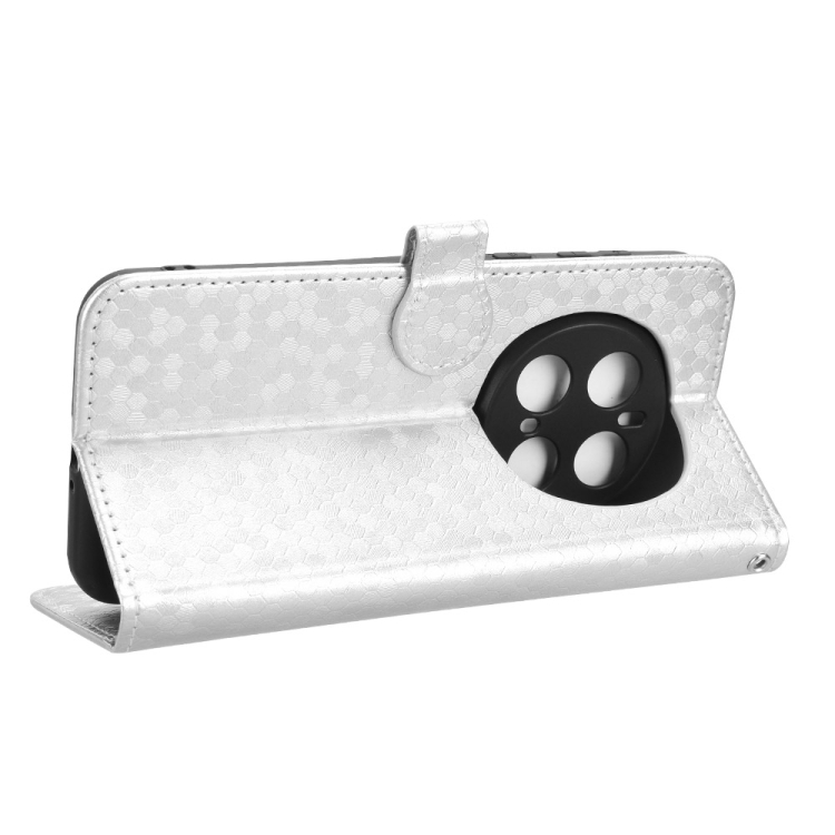 Peněženkové pouzdro Honeycomb Dot Texture Case stříbrné – Honor Magic 7 Pro | Levné Kryty | Levné Kryty | Levné Kryty