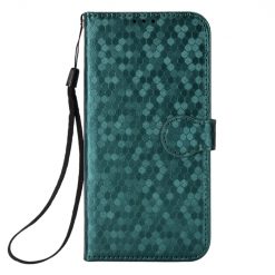 Peněženkové pouzdro Honeycomb Dot Texture Case zelené – Honor Magic 7 Pro