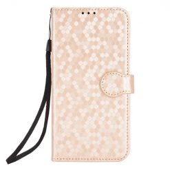 Peněženkové pouzdro Honeycomb Dot Texture Case zlaté – Honor Magic 7 Pro