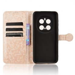 Peněženkové pouzdro Honeycomb Dot Texture Case zlaté – Honor Magic 7 Pro | Levné Kryty | Levné Kryty | Levné Kryty