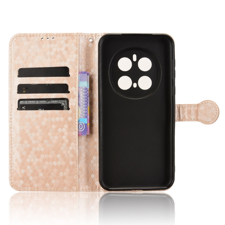 Peněženkové pouzdro Honeycomb Dot Texture Case zlaté – Honor Magic 7 Pro | Levné Kryty | Levné Kryty | Levné Kryty