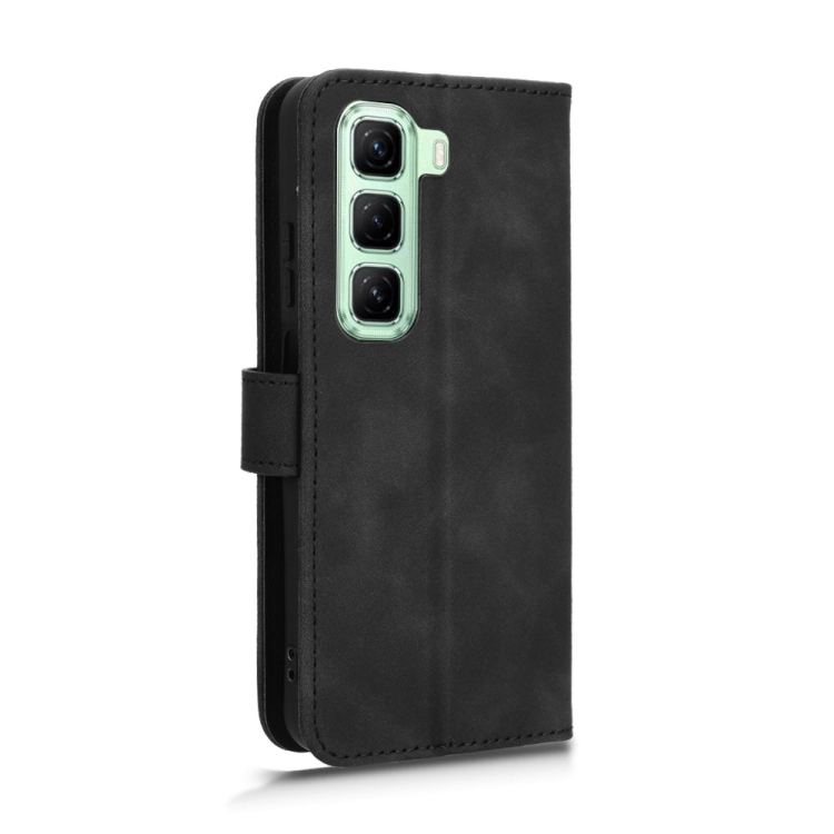 Peněženkové pouzdro Solid černé – Infinix Hot 50 5G | Levné Kryty | Levné Kryty | Levné Kryty