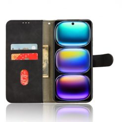 Peněženkové pouzdro Solid černé – Infinix Hot 50i / Smart 9 / Smart 9 HD | Levné Kryty | Levné Kryty | Levné Kryty