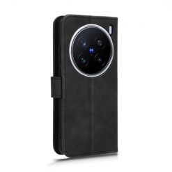 Peněženkové pouzdro Solid černé – Vivo X200 Pro | Levné Kryty | Levné Kryty | Levné Kryty