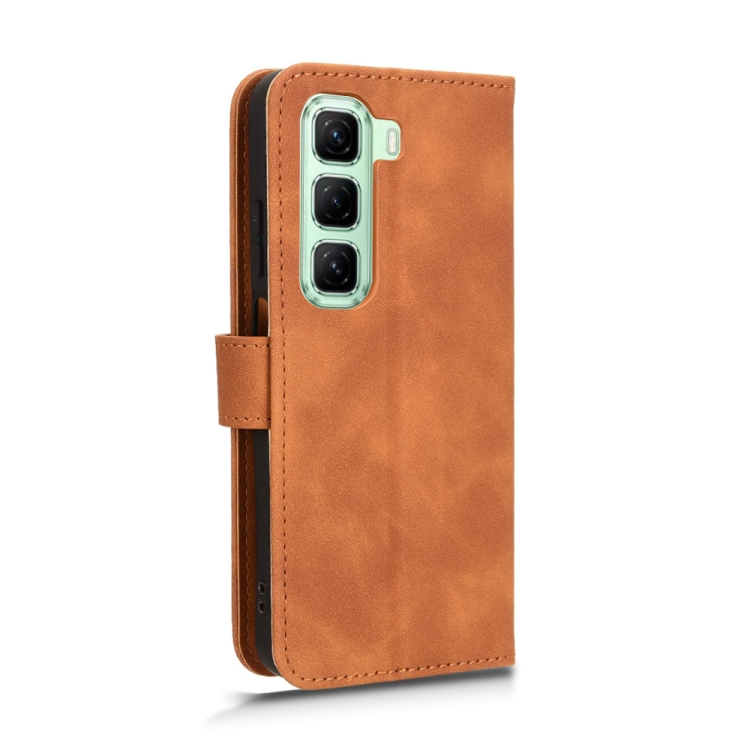 Peněženkové pouzdro Solid hnědé – Infinix Hot 50 5G | Levné Kryty | Levné Kryty | Levné Kryty