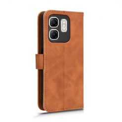 Peněženkové pouzdro Solid hnědé – Infinix Hot 50i / Smart 9 / Smart 9 HD | Levné Kryty | Levné Kryty | Levné Kryty