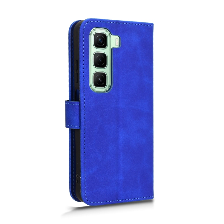 Peněženkové pouzdro Solid modré – Infinix Hot 50 5G | Levné Kryty | Levné Kryty | Levné Kryty