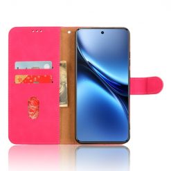 Peněženkové pouzdro Solid růžové – Vivo X200 Pro | Levné Kryty | Levné Kryty | Levné Kryty