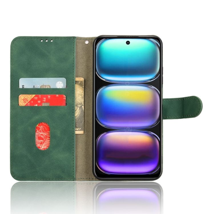 Peněženkové pouzdro Solid zelené – Infinix Hot 50 5G | Levné Kryty | Levné Kryty | Levné Kryty