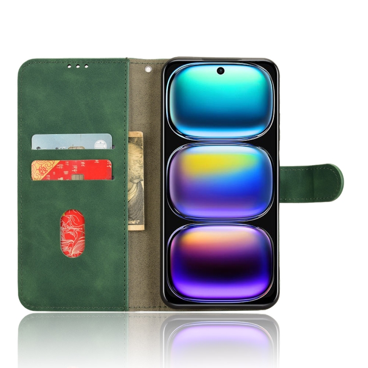 Peněženkové pouzdro Solid zelené – Infinix Hot 50i / Smart 9 / Smart 9 HD | Levné Kryty | Levné Kryty | Levné Kryty