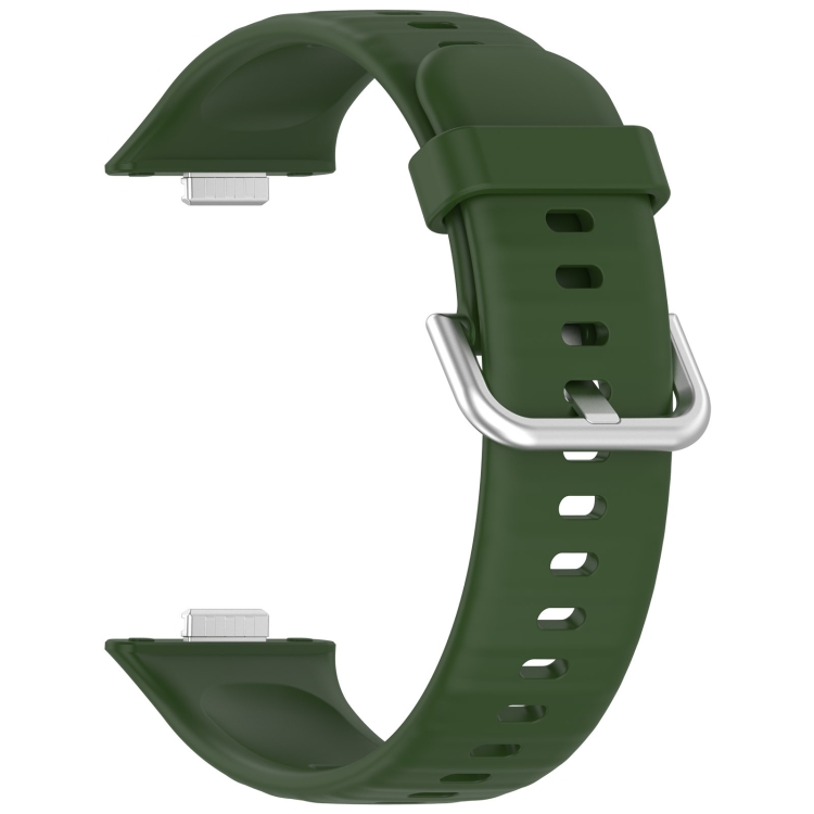 Řemínek Solid Wristband zelený pro Huawei Watch Fit 3 / Fit 4 / Fit 4 Pro | Levné Kryty | Levné Kryty | Levné Kryty