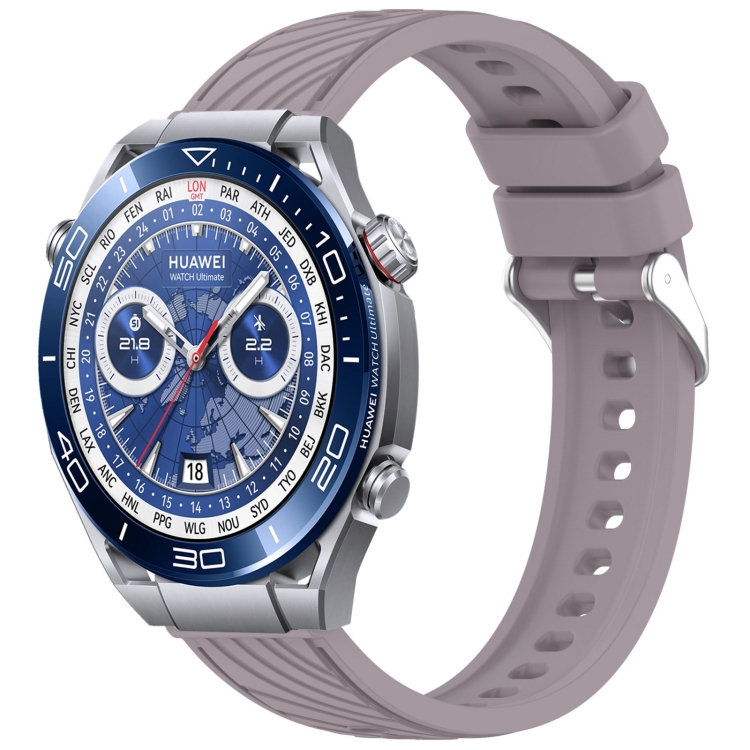 Řemínek Strip Pattern Wristband fialový pro Huawei Watch Ultimate (22mm) | Levné Kryty | Levné Kryty | Levné Kryty