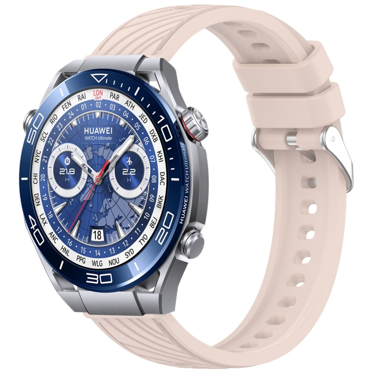 Řemínek Strip Pattern Wristband růžový pro Huawei Watch Ultimate (22mm) | Levné Kryty | Levné Kryty | Levné Kryty
