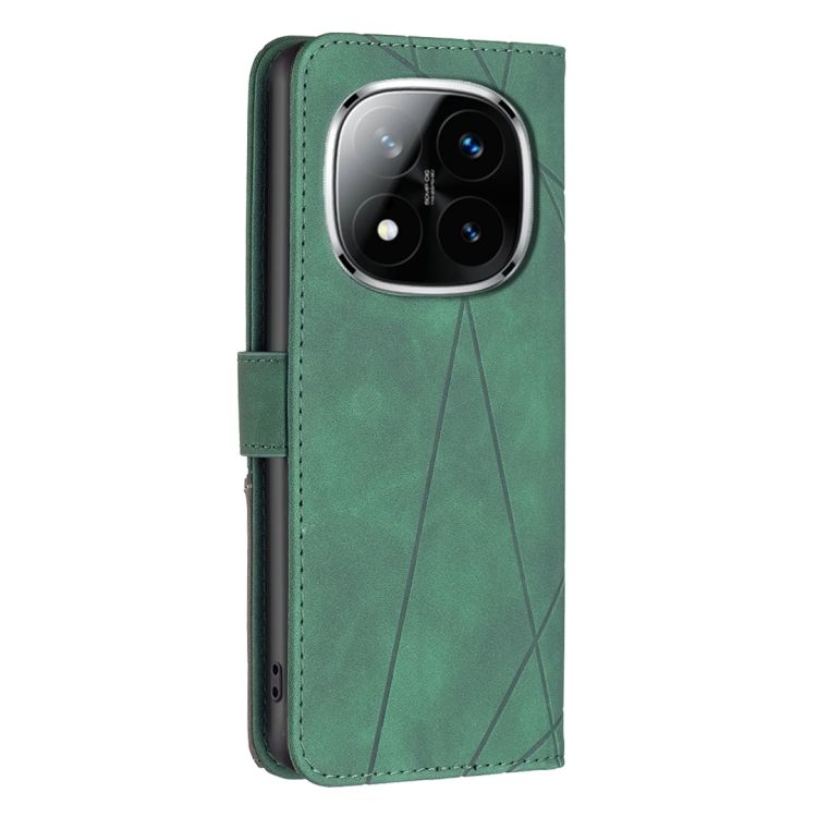Knížkové pouzdro Rhombus zelené – Xiaomi Redmi Note 14 Pro+ 5G | Levné Kryty | Levné Kryty | Levné Kryty