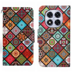Knížkové pouzdro Trendy Cross case Barevné mandaly – Xiaomi Redmi Note 14 Pro 5G | Levné Kryty | Levné Kryty | Levné Kryty