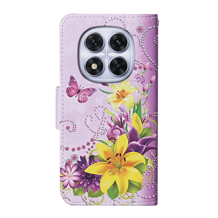 Knížkové pouzdro Trendy Cross case Fialový motyl – Xiaomi Redmi Note 14 Pro 5G | Levné Kryty | Levné Kryty | Levné Kryty