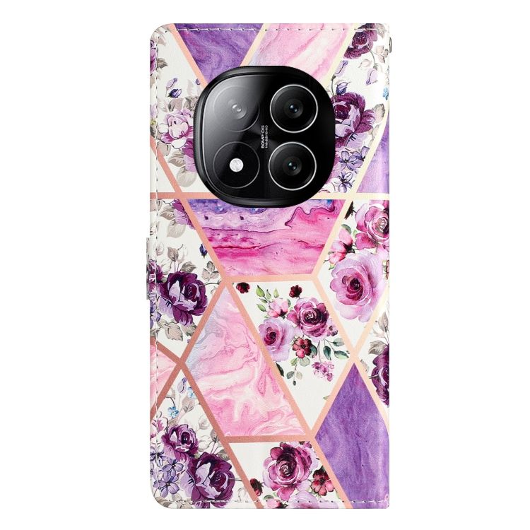 Knížkové pouzdro Trendy Cross case Fialový mramor – Xiaomi Redmi Note 14 Pro+ 5G | Levné Kryty | Levné Kryty | Levné Kryty