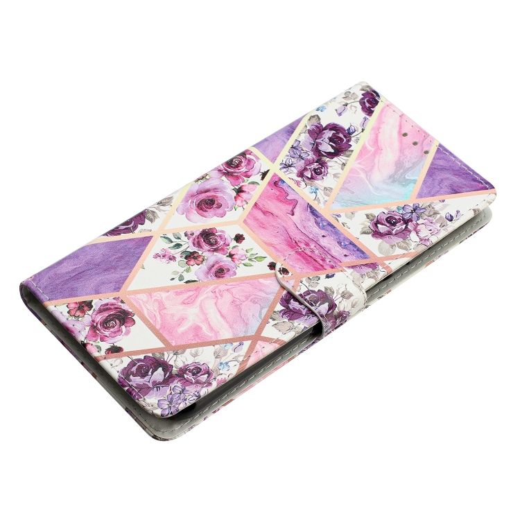Knížkové pouzdro Trendy Cross case Fialový mramor – Xiaomi Redmi Note 14 Pro+ 5G | Levné Kryty | Levné Kryty | Levné Kryty