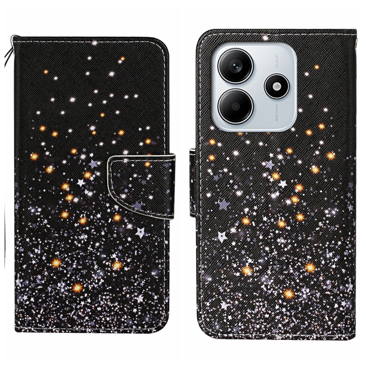 Knížkové pouzdro Trendy Cross case Hvězdy – Xiaomi Redmi Note 14 5G | Levné Kryty | Levné Kryty | Levné Kryty