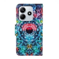 Alternative view of Knížkové pouzdro Trendy Cross case Mandala – Xiaomi Redmi Note 14 5G