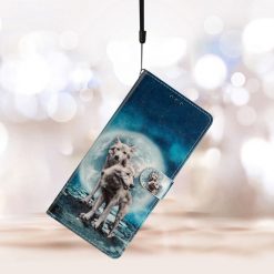 Knížkové pouzdro Trendy Cross case Vlky – Xiaomi Redmi Note 14 Pro+ 5G | Levné Kryty | Levné Kryty | Levné Kryty