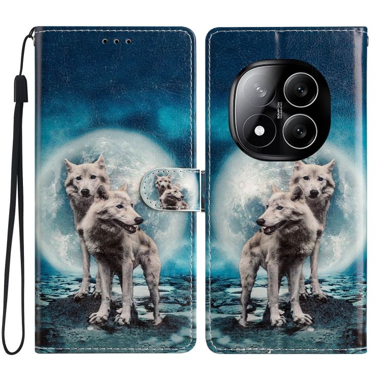 Knížkové pouzdro Trendy Cross case Vlky – Xiaomi Redmi Note 14 Pro+ 5G | Levné Kryty | Levné Kryty | Levné Kryty