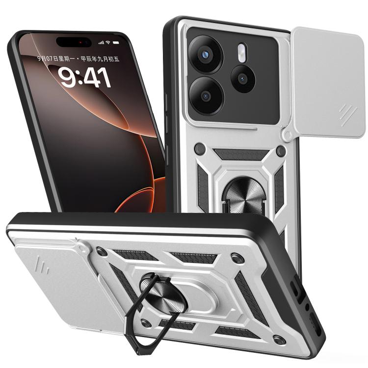 Odolný kryt CamCover Armor stříbrný – Xiaomi Redmi Note 14 5G | Levné Kryty | Levné Kryty | Levné Kryty