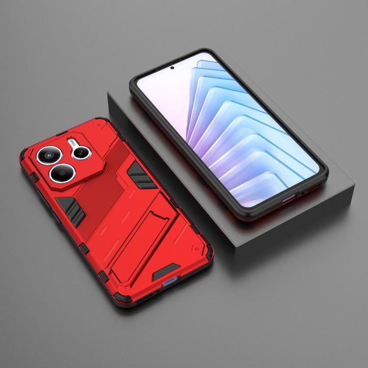 Odolný Kryt Punk armor case červený – Xiaomi Redmi Note 14 5G | Levné Kryty | Levné Kryty | Levné Kryty