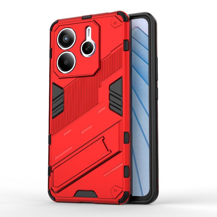 Odolný Kryt Punk armor case červený – Xiaomi Redmi Note 14 5G | Levné Kryty | Levné Kryty | Levné Kryty