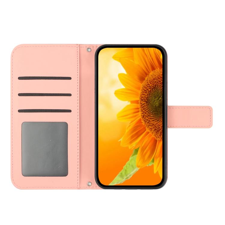 Peněženkové pouzdro Embossing Pattern Květ case růžové – Xiaomi Redmi Note 14 (4G) | Levné Kryty | Levné Kryty | Levné Kryty
