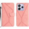 Peněženkové pouzdro Embossing Pattern Stitchy case zelené – Xiaomi Redmi Note 14 (4G) | Levné Kryty | Levné Kryty | Levné Kryty