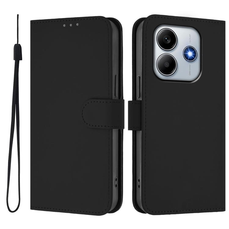 Peněženkové pouzdro Solid černé – Xiaomi Redmi Note 14 5G | Levné Kryty | Levné Kryty | Levné Kryty