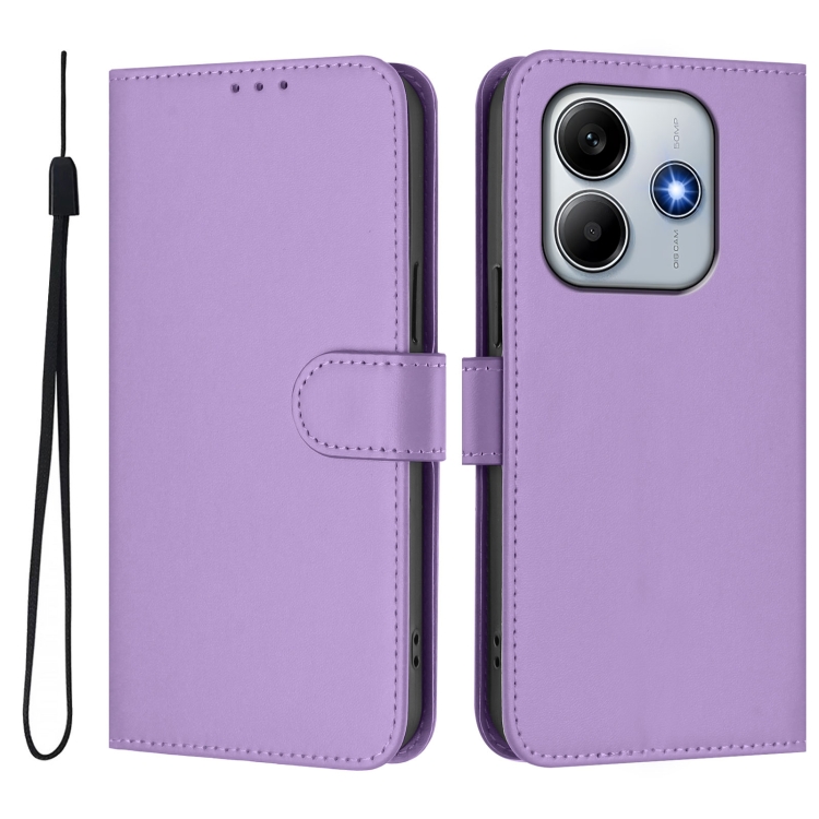 Peněženkové pouzdro Solid fialové – Xiaomi Redmi Note 14 5G | Levné Kryty | Levné Kryty | Levné Kryty