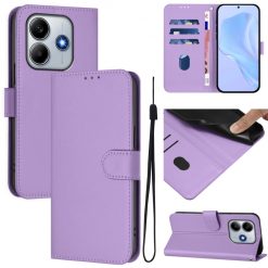 Peněženkové pouzdro Solid fialové – Xiaomi Redmi Note 14 5G | Levné Kryty | Levné Kryty | Levné Kryty