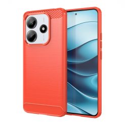 Zadní kryt Carbon červený – Xiaomi Redmi Note 14 5G