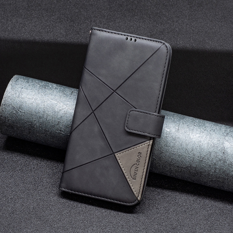 Knížkové pouzdro Rhombus černé – Samsung Galaxy A26 | Levné Kryty | Levné Kryty | Levné Kryty