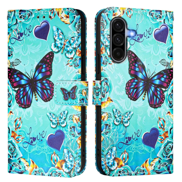 Knížkové pouzdro Trendy Cross case Motyl – Samsung Galaxy A56 | Levné Kryty | Levné Kryty | Levné Kryty