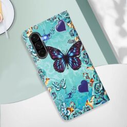 Knížkové pouzdro Trendy Cross case Motyl – Samsung Galaxy A56 | Levné Kryty | Levné Kryty | Levné Kryty