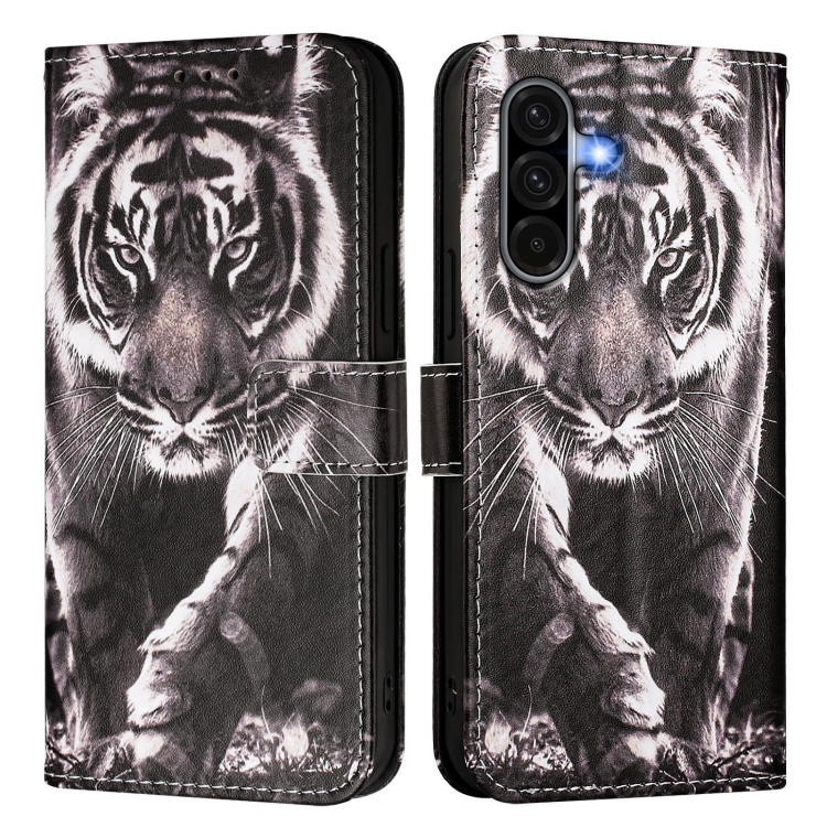 Knížkové pouzdro Trendy Cross case Tygr – Samsung Galaxy A56 | Levné Kryty | Levné Kryty | Levné Kryty