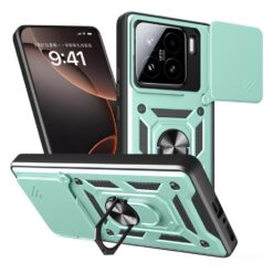 Odolný kryt CamCover Armor zelený – Xiaomi 15