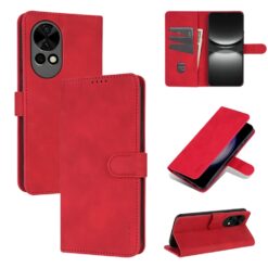 Peněženkové pouzdro AZNS Skin Feel červené – Huawei Nova 13