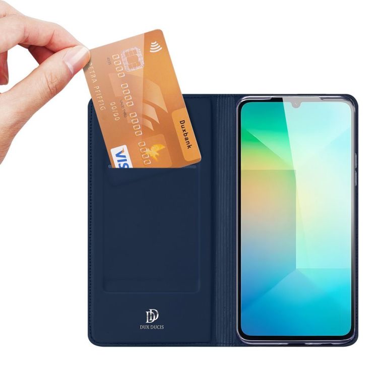 Peněženkové pouzdro Dux Ducis Skin Pro modré – Samsung Galaxy A26 | Levné Kryty | Levné Kryty | Levné Kryty