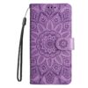 Peněženkové pouzdro Embossing Pattern Slunečnice modré – Huawei Nova 13 | Levné Kryty | Levné Kryty | Levné Kryty