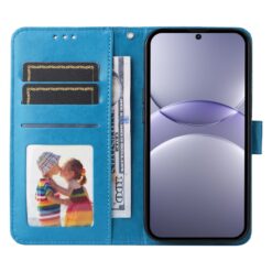 Peněženkové pouzdro Embossing Pattern Slunečnice modré – Huawei Nova 13 | Levné Kryty | Levné Kryty | Levné Kryty