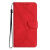 Peněženkové pouzdro Embossing Pattern Stitchy case růžové – Apple iPhone 16e / 17e | Levné Kryty | Levné Kryty | Levné Kryty